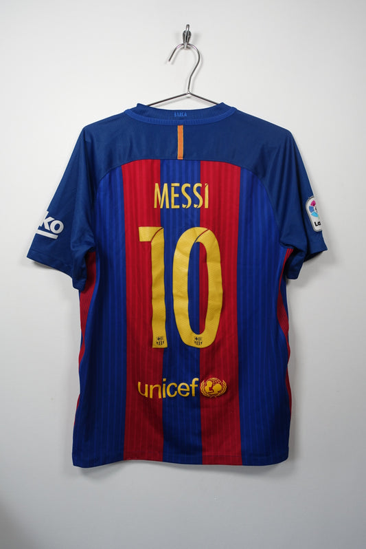 Barcelona 2016/2017 Home Football Shirt #10 Lionel Messi