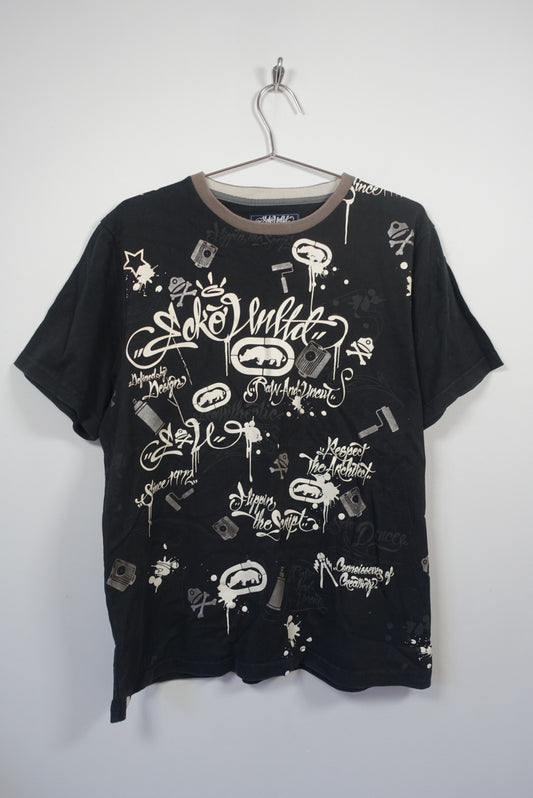 Vintage Ecko Unltd Graffiti Print T Shirt