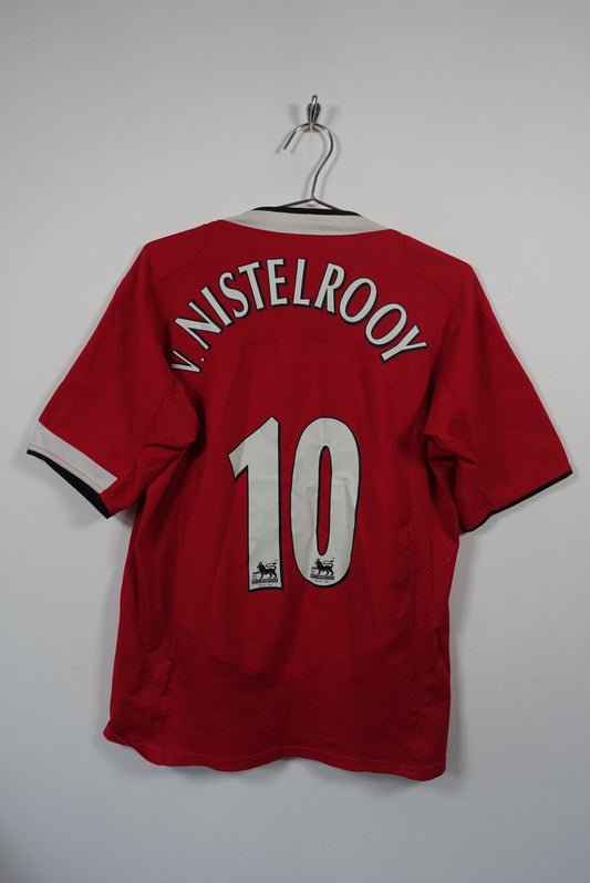 Vintage Manchester United 2005/2006 Home Football Shirt #10 Ruud Van Nistelrooy