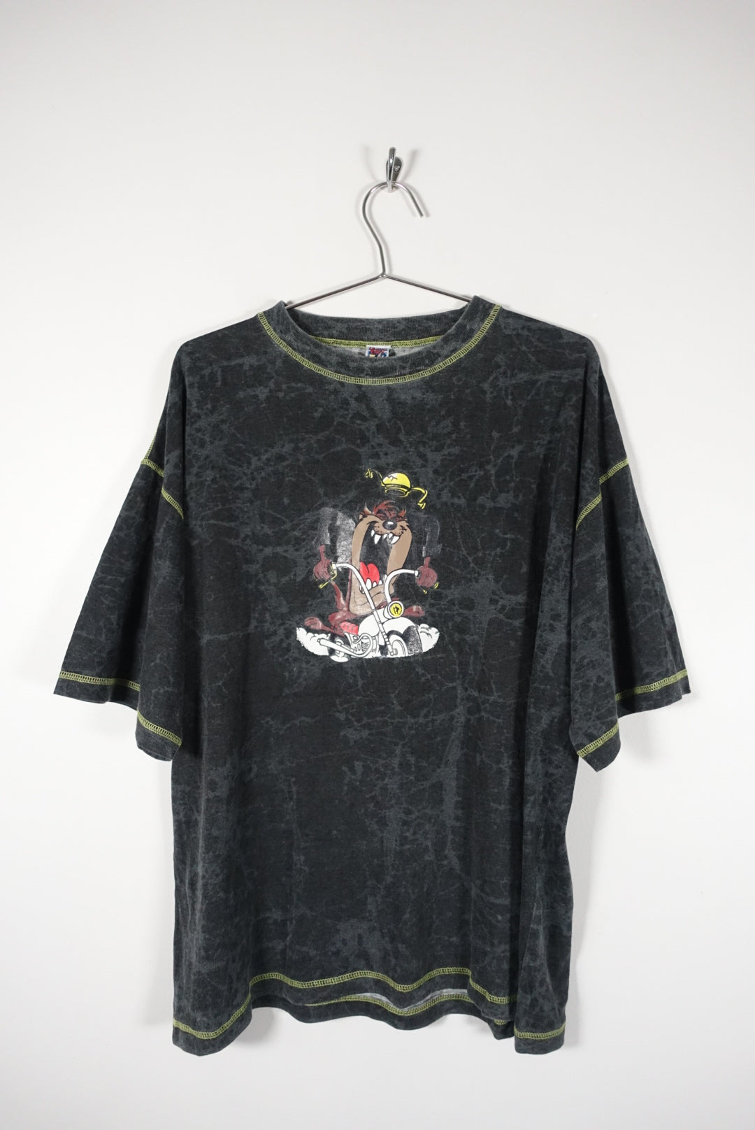 Vintage 1996 Taz Warner Bros Acid Wash T Shirt